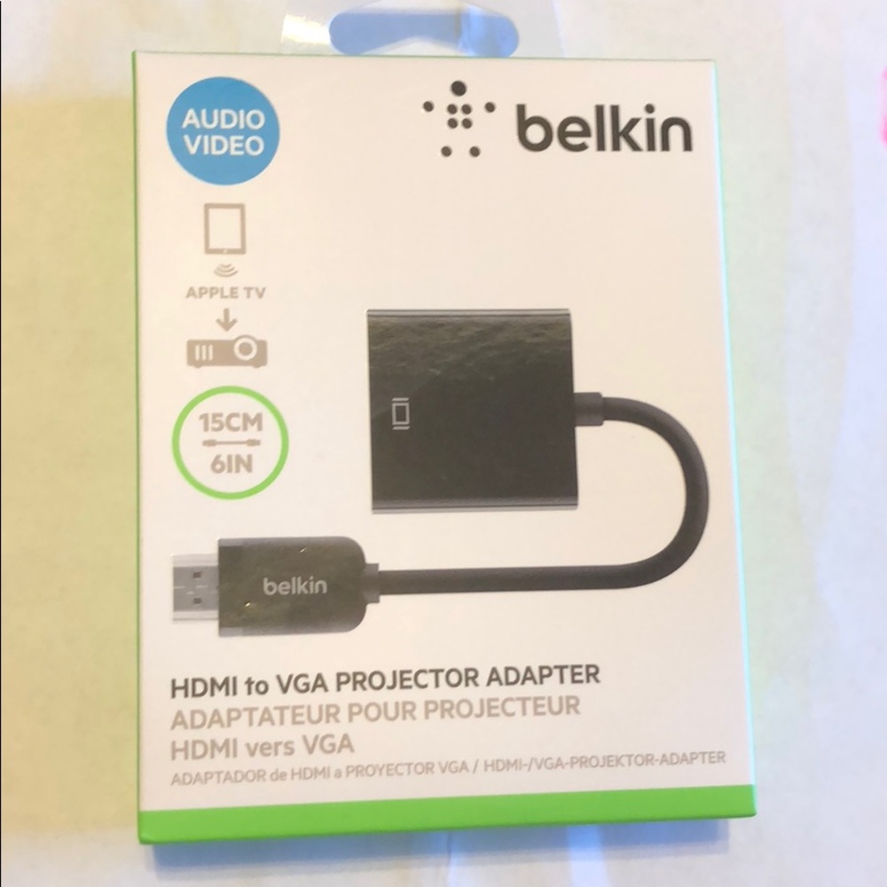 HDMI to VGA projector adapter